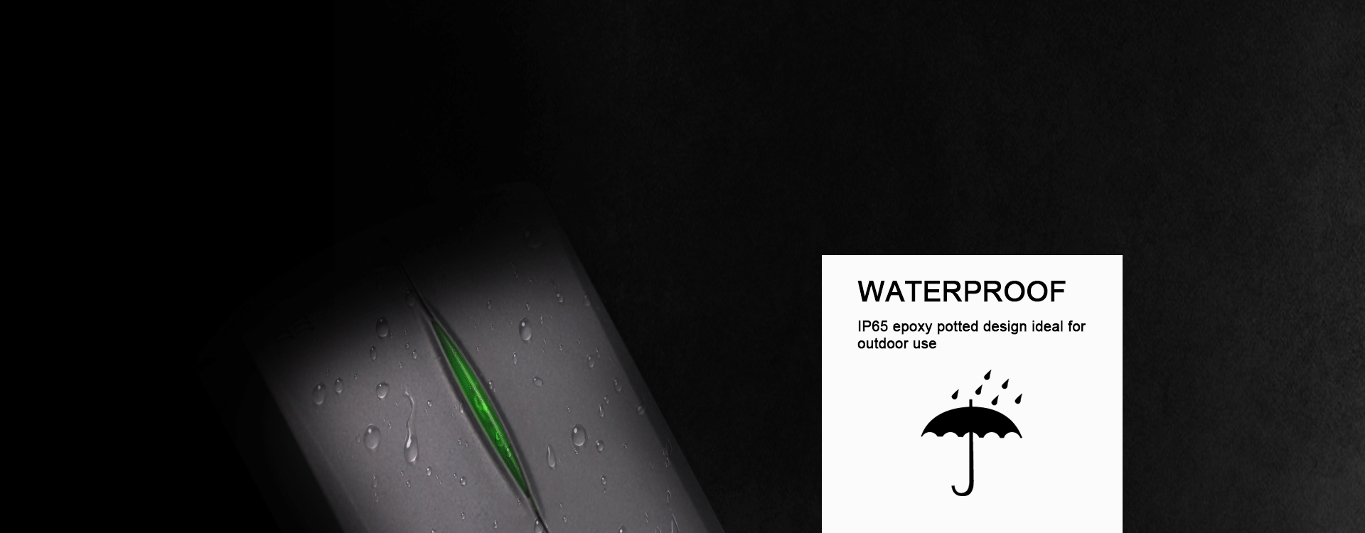 waterproof wiegand access control reader