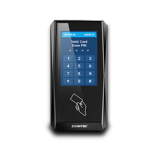 CT5 touch keypad access control reader