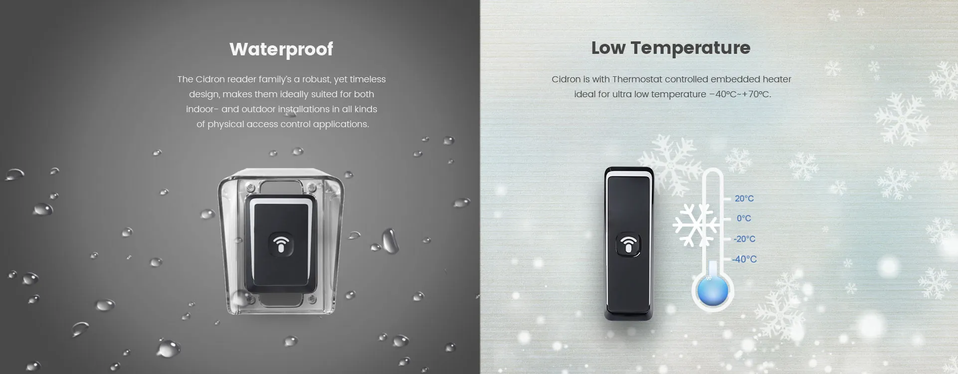 outdoor access control reader