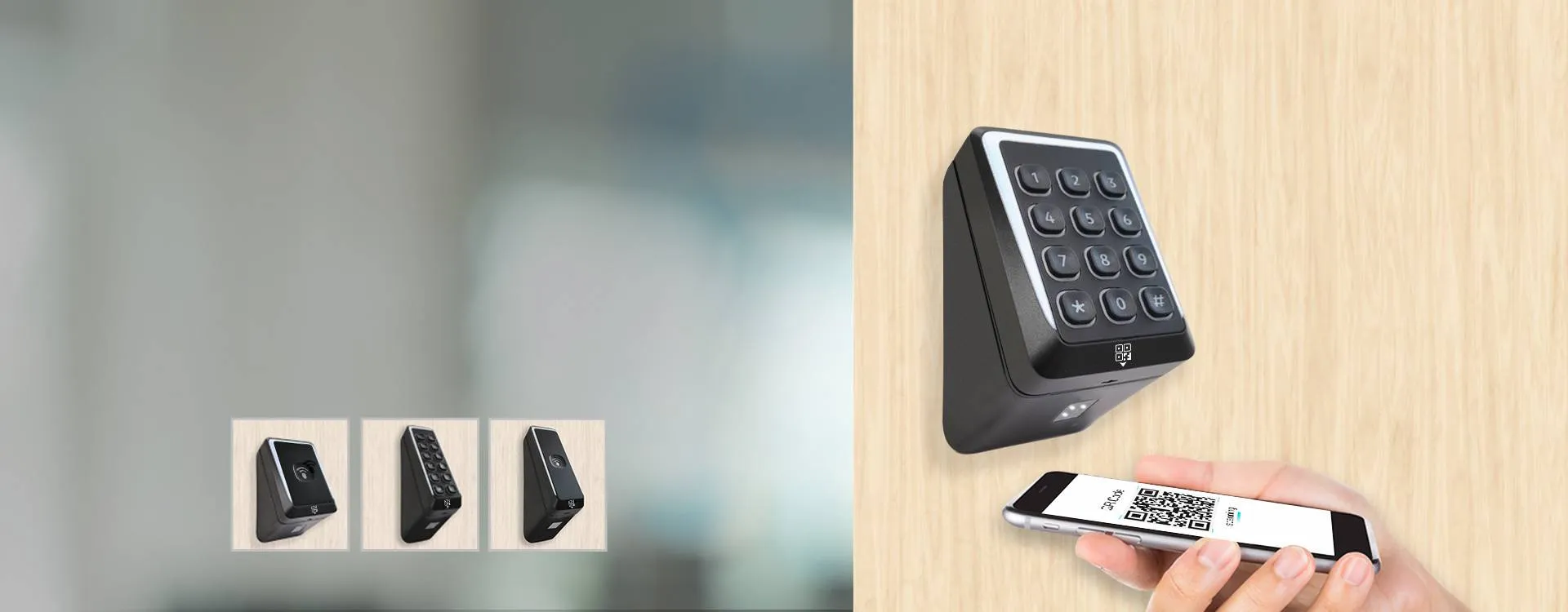 Barcode access control reader