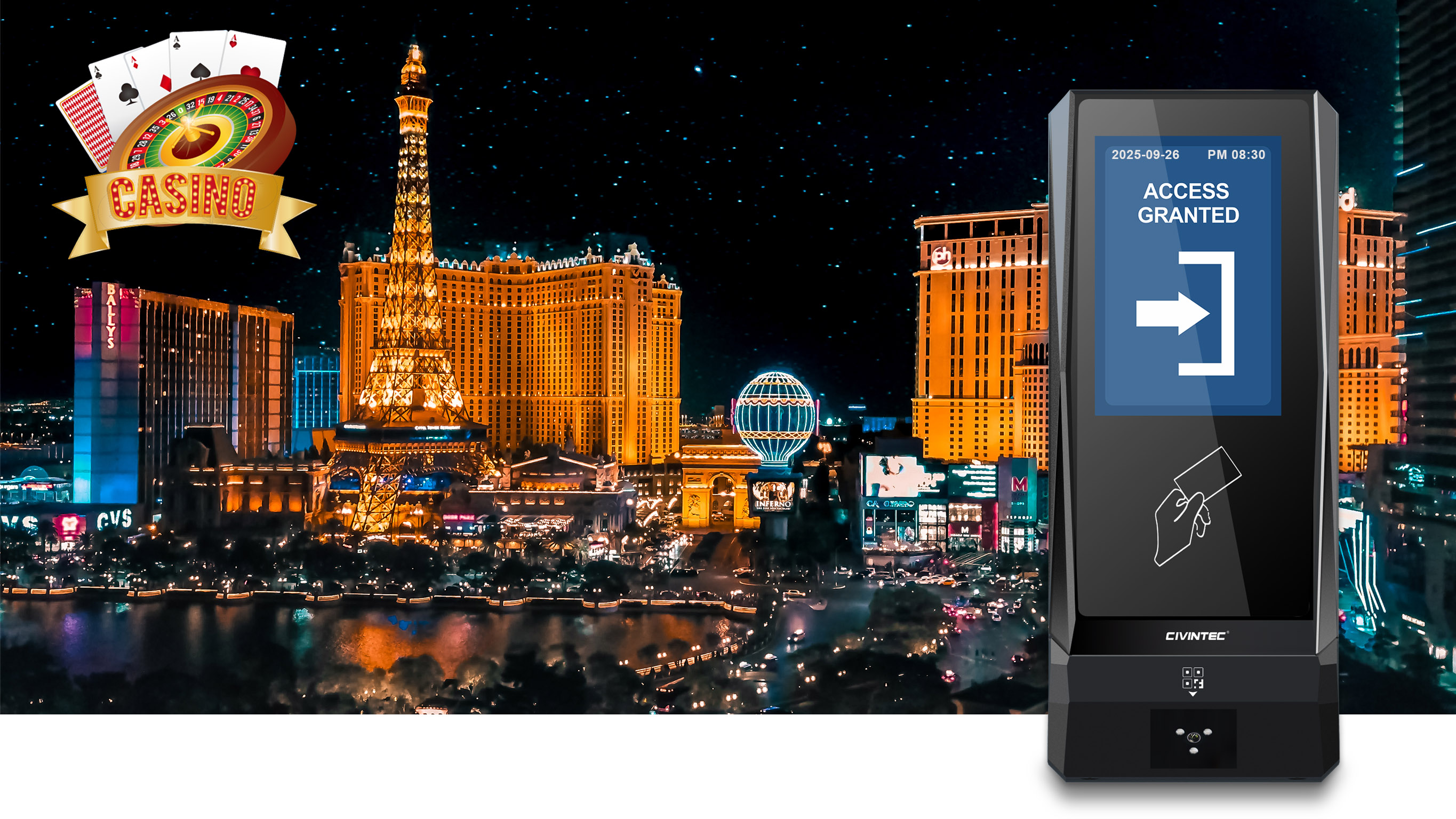 Casino and Gaming Security Access Control Solution